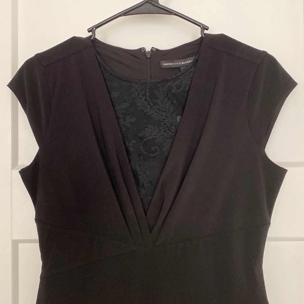 WHBM Lace Inset Top